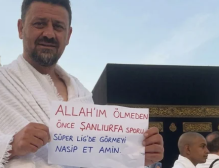 Kutsal Topraklarda Şanlıurfaspor Temennisi: "Ölmeden Süper Lig'i Görelim"